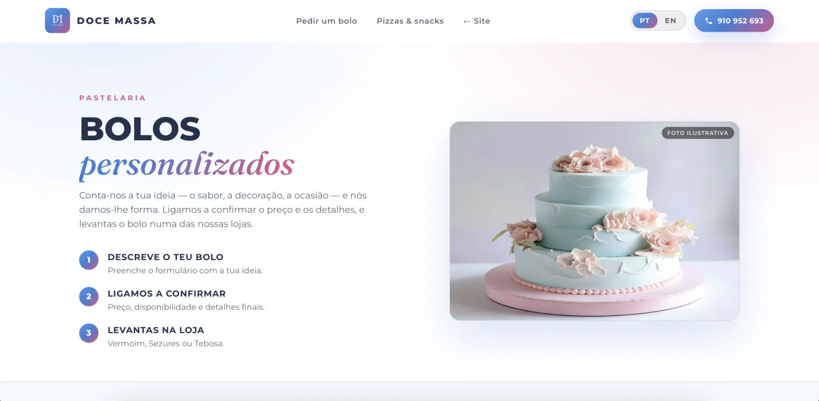 Doce Massa — bolos personalizados