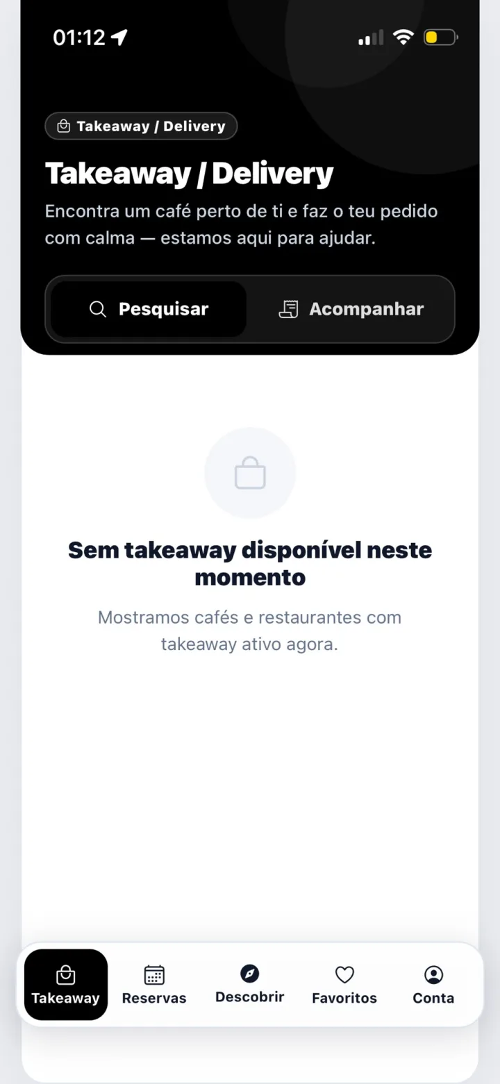 MyCoffee — takeaway e delivery